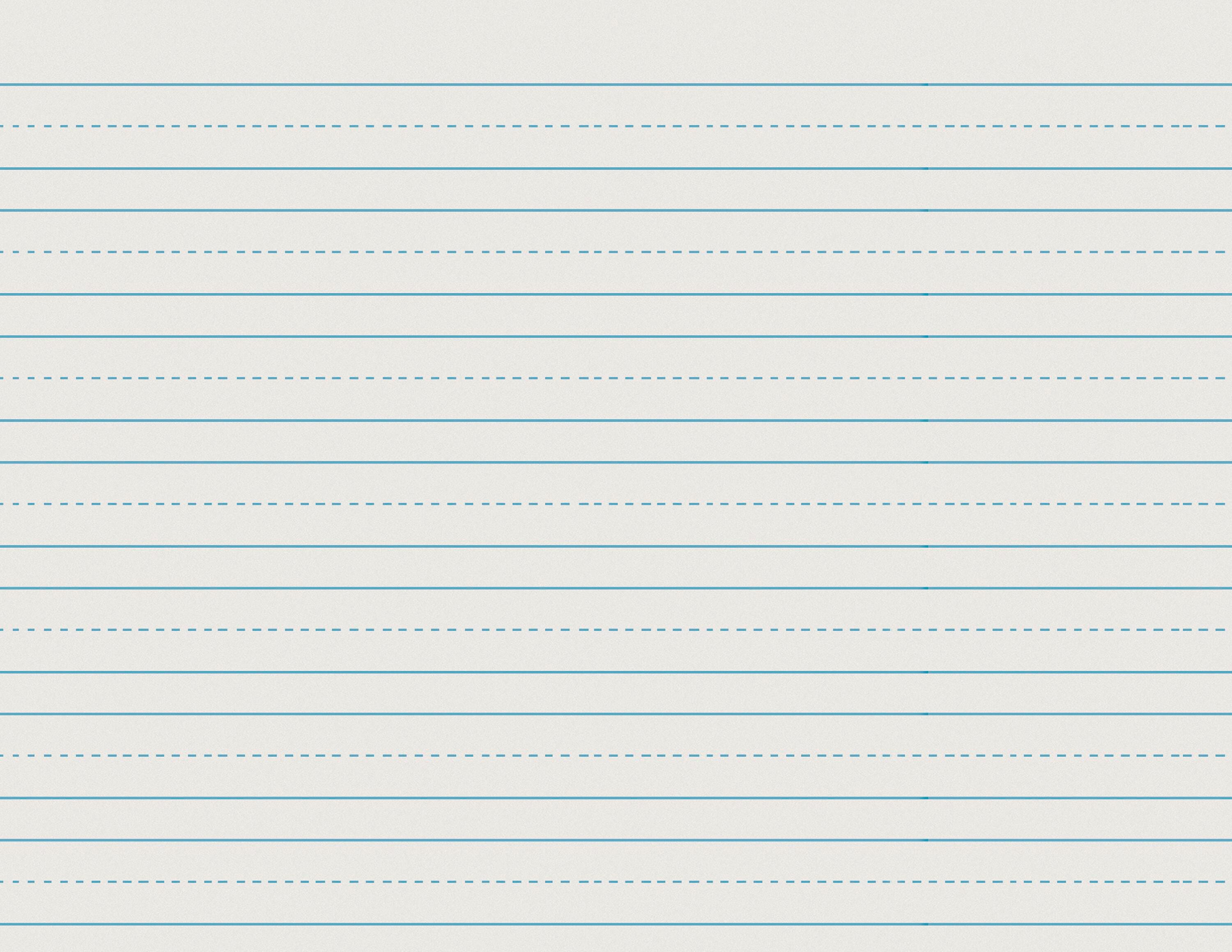 School Smart Skip-A-Line Ruled Writing Paper, 3/4 Inch Ruled